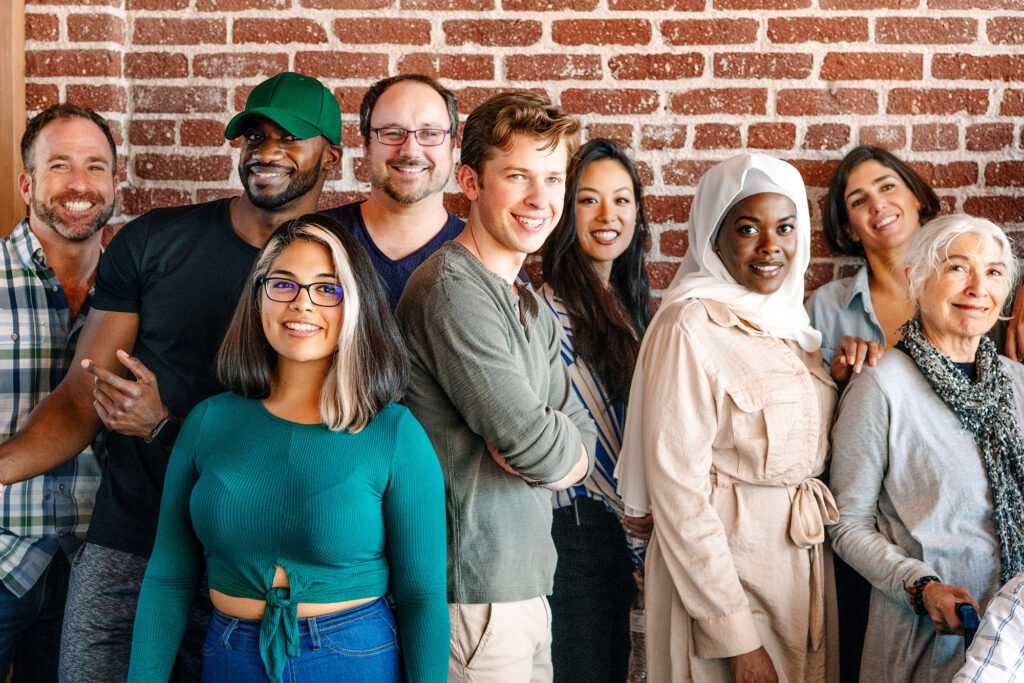 Group of diverse people